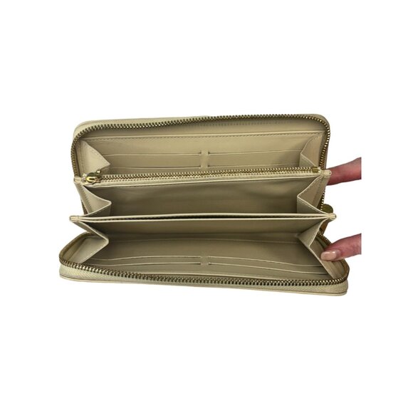 Louis Vuitton Limited Edition Blanc Corail Monogram Vernis Leopard Zippy Wallet - Picture 6 of 9